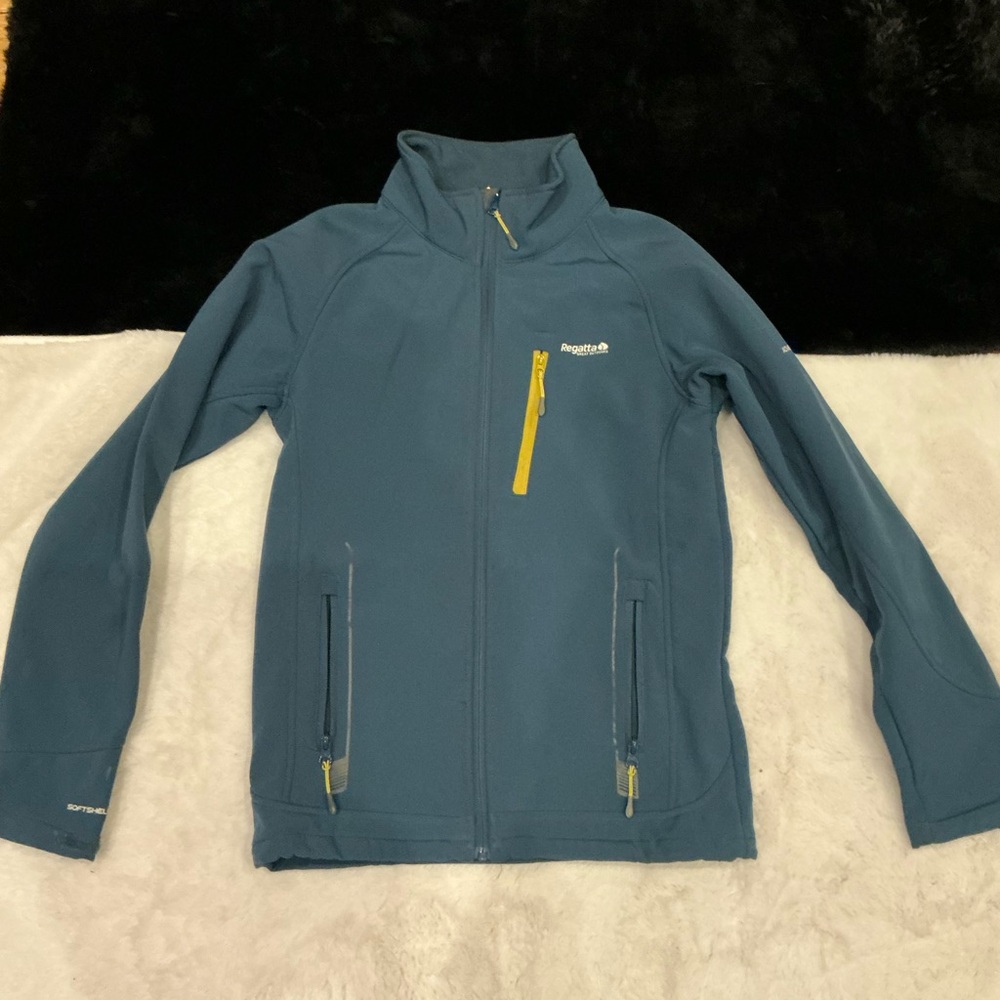 Regatta Blue Men’s Softshell Jacket Size Small